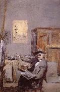 Edouard Vuillard The last visit Vern memorial oil painting